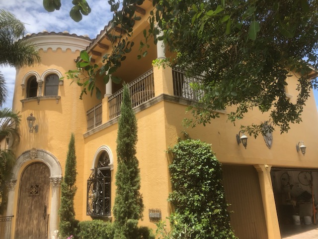 Luxury home exterior painting Lake Worth FL